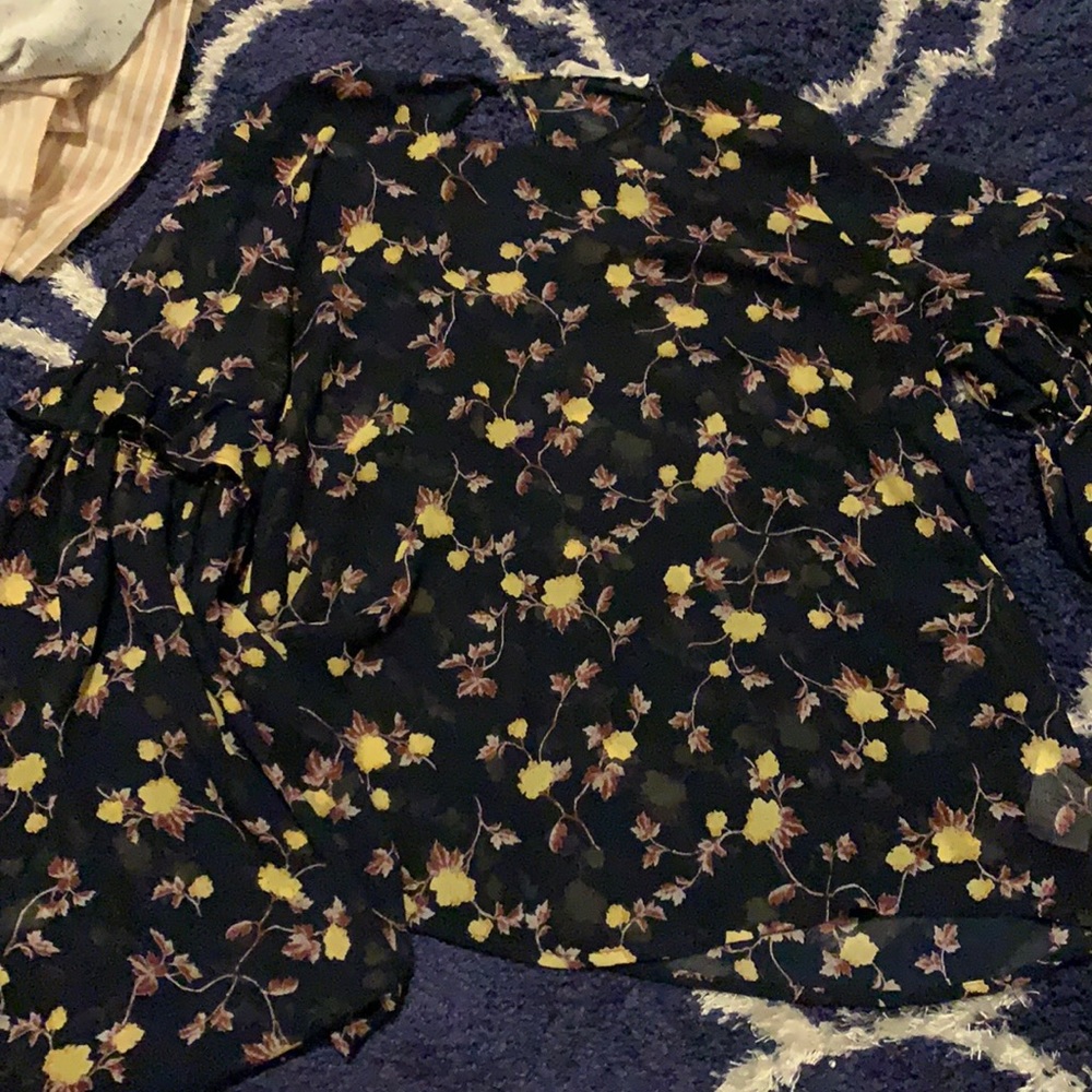Spring long sleeve blouse